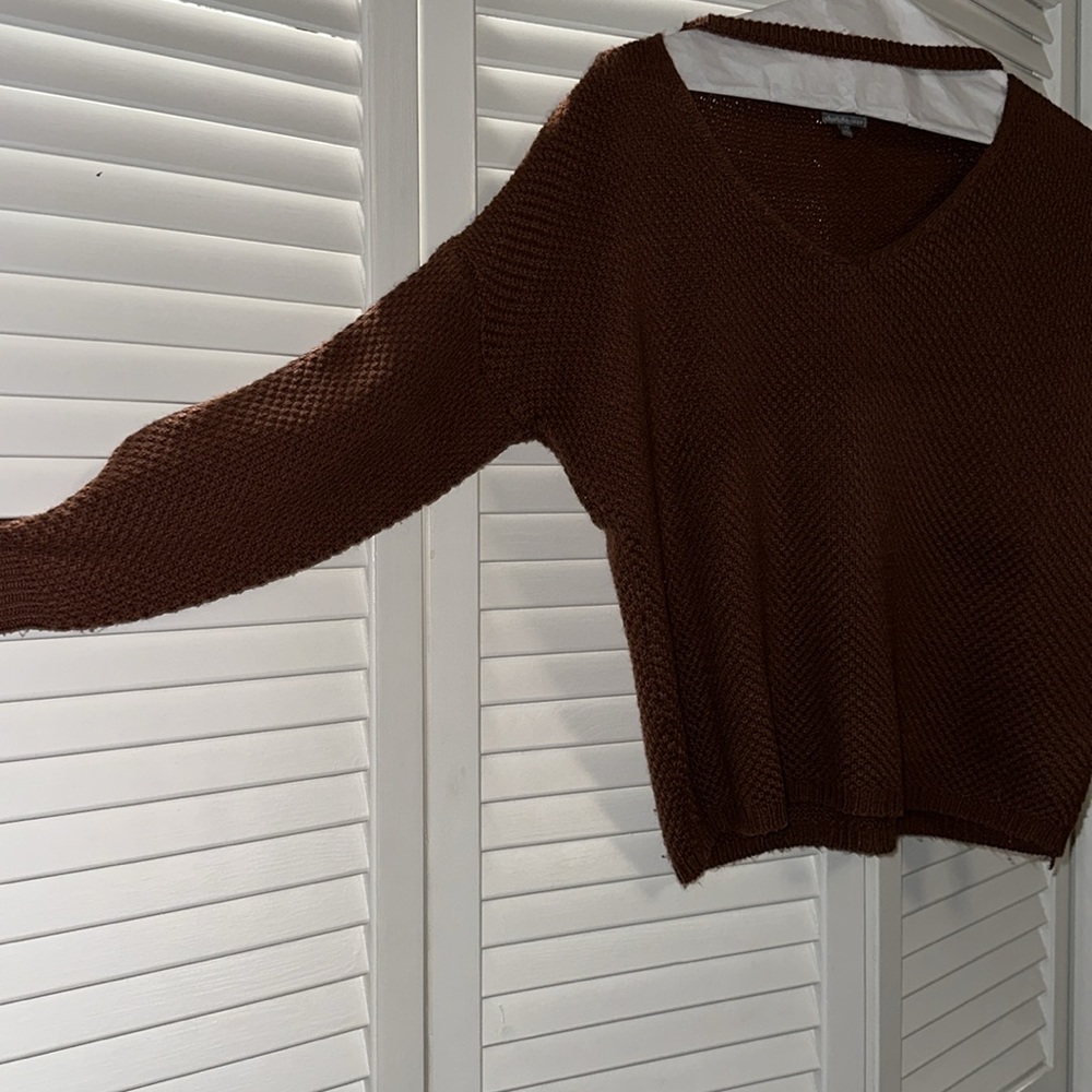 Charlotte Russe women’s brown sweater size s/m - Picture 4 of 4